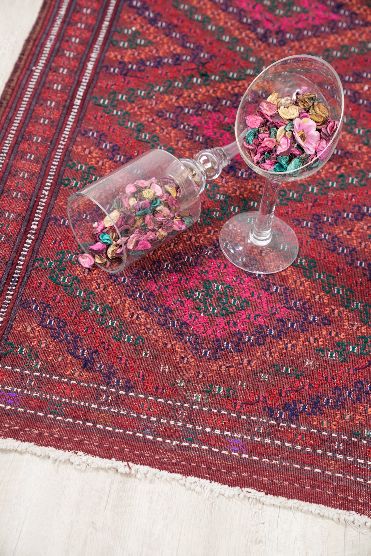 Vintage Turkmen Kilim 4' x 2'5"