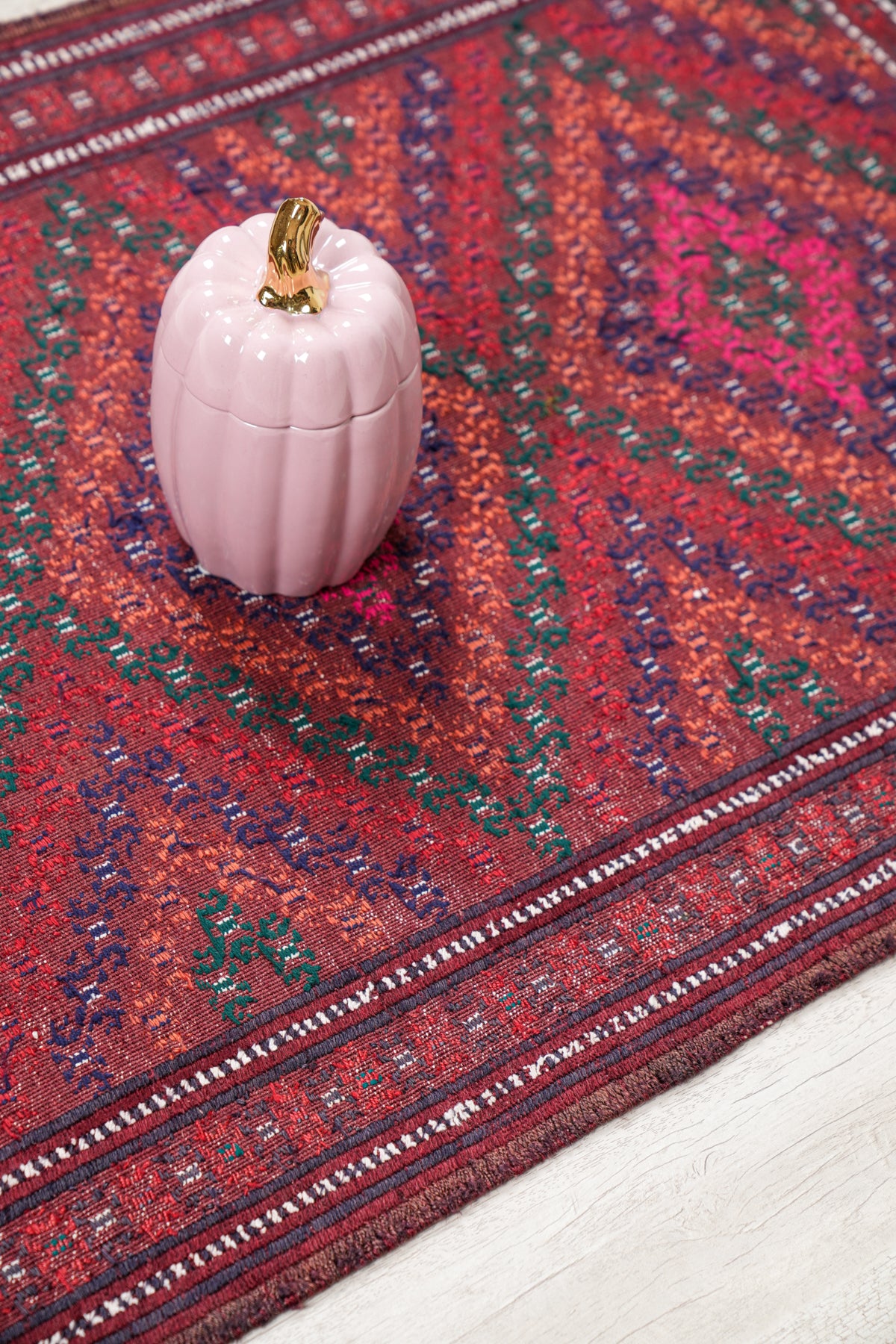 Vintage Turkmen Kilim 4' x 2'5"
