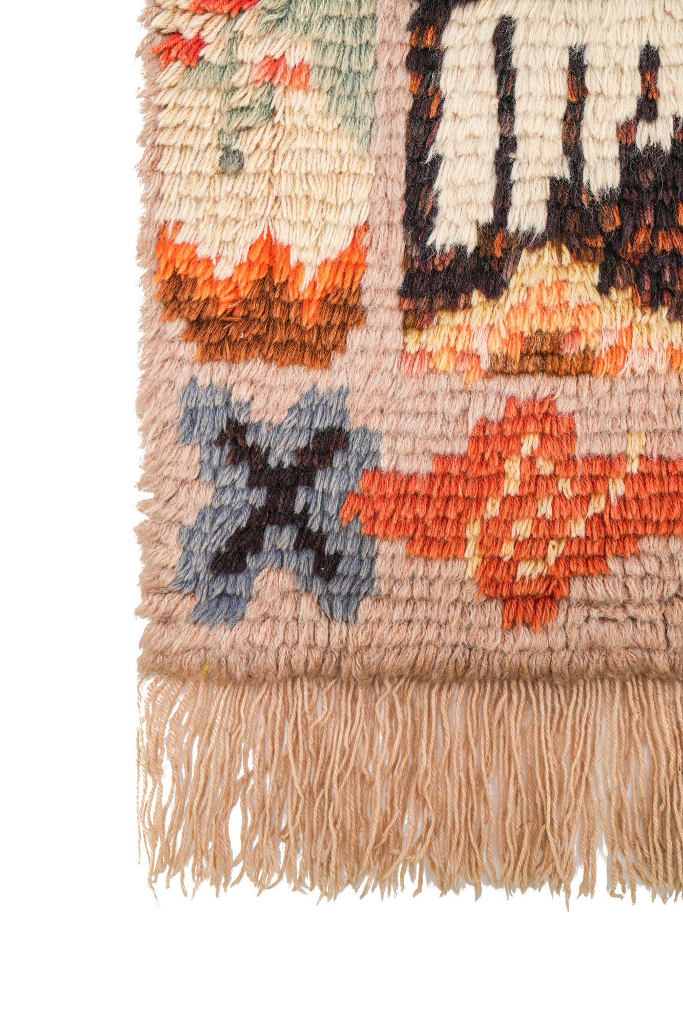 Vintage Scandinavian Rya Rug 2'1" x 2'4"