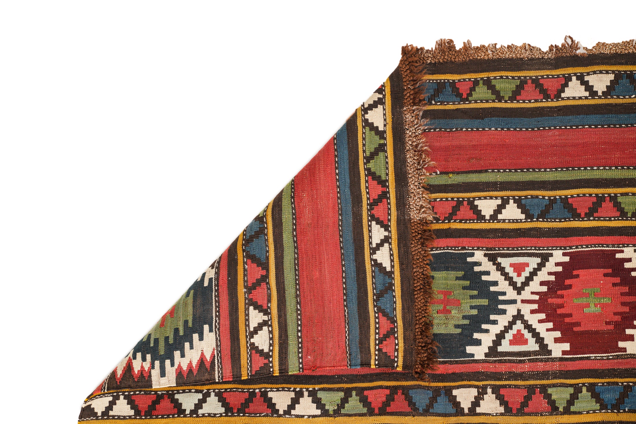 Antique Caucasian Shirvan Kilim 9'3" x 4'1"