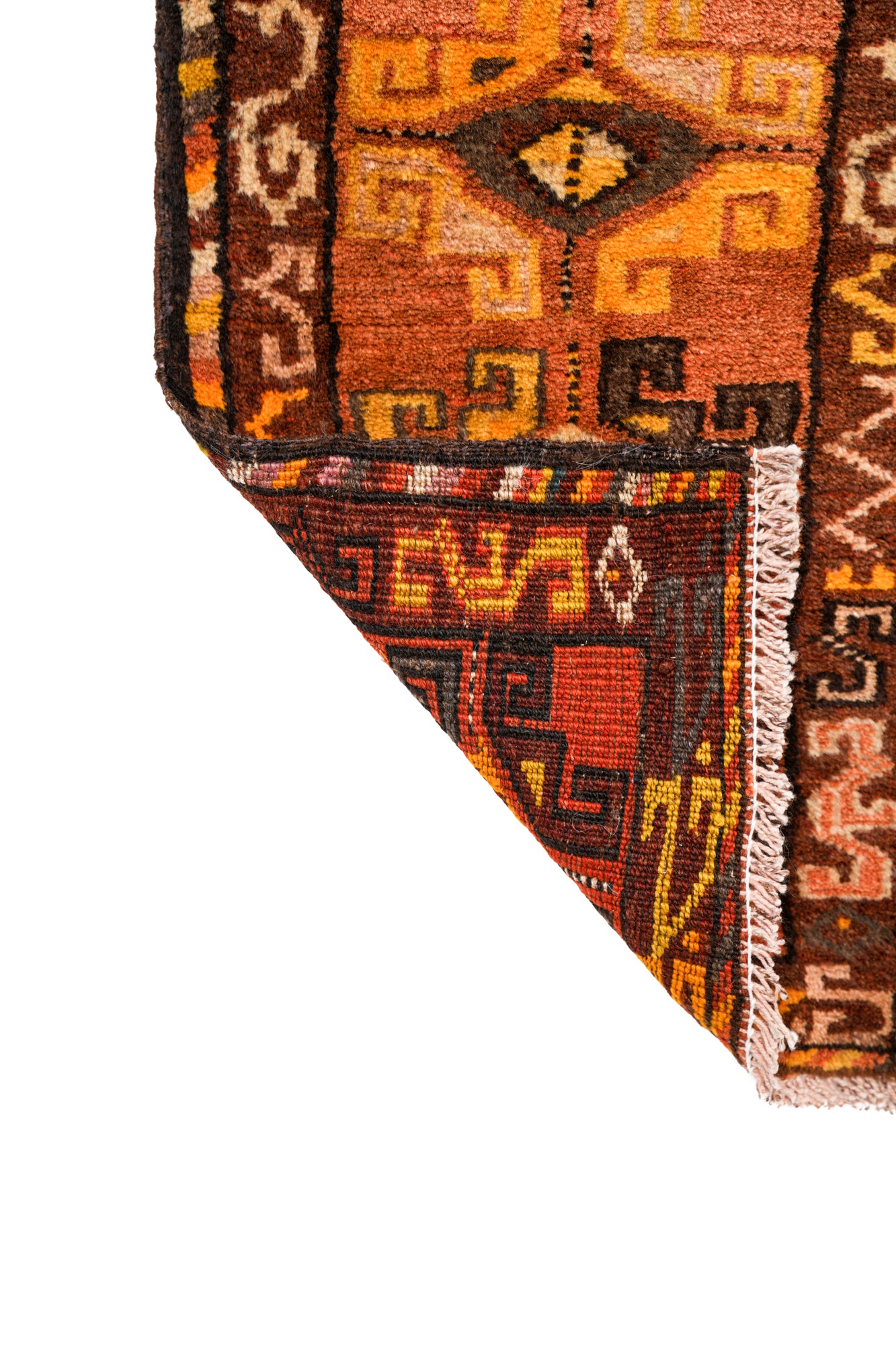 Vintage Turkish Tribal rug 3'2" x 1'3"