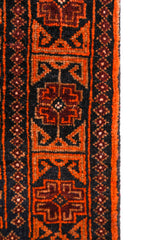 Vintage Turkoman Baloch rug 2'1" x 1'7"