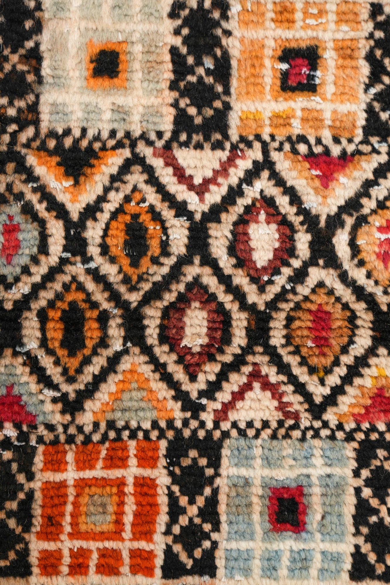 Vintage Moroccan Rug 4'6" x 2'9"