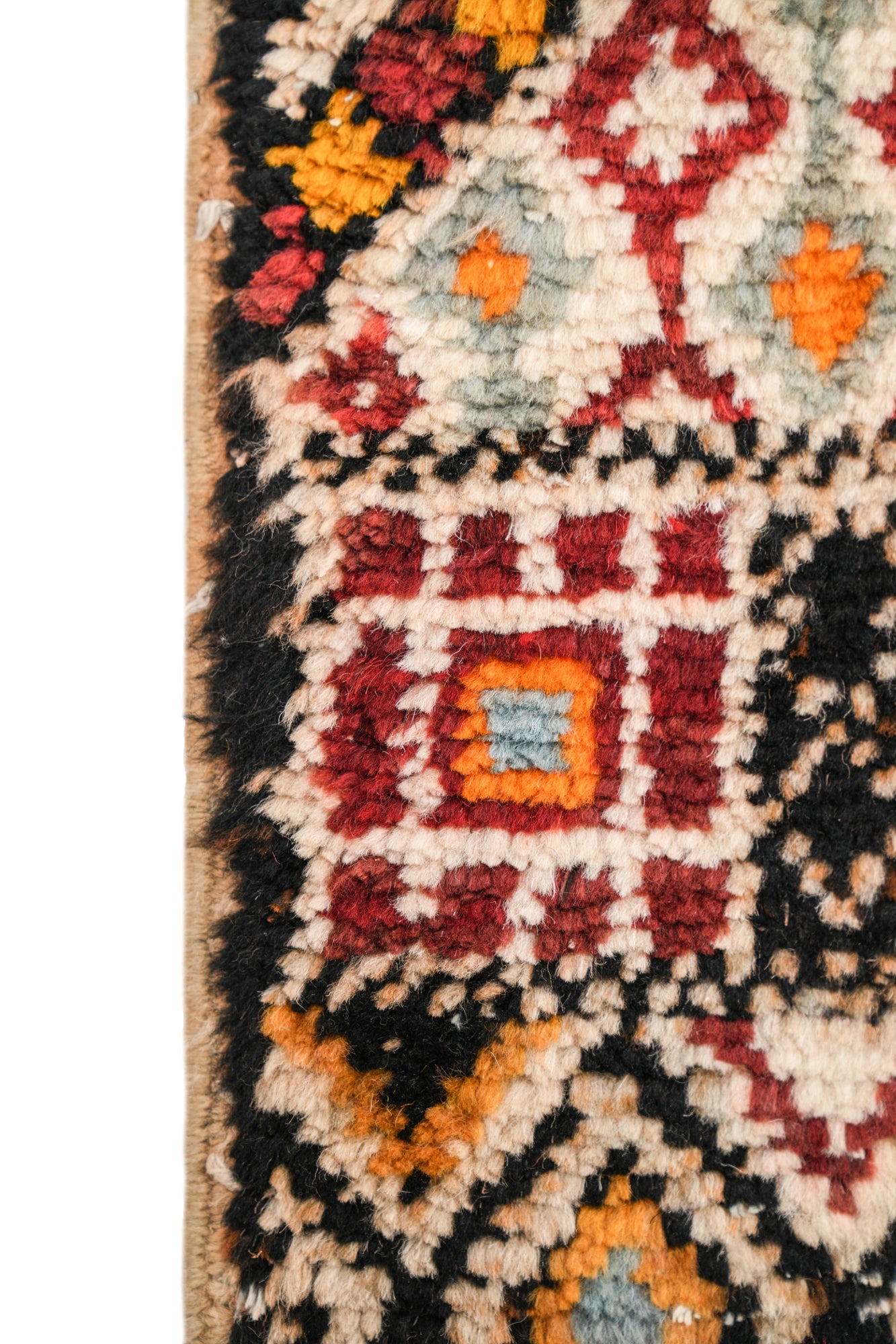 Vintage Moroccan Rug 4'6" x 2'9"