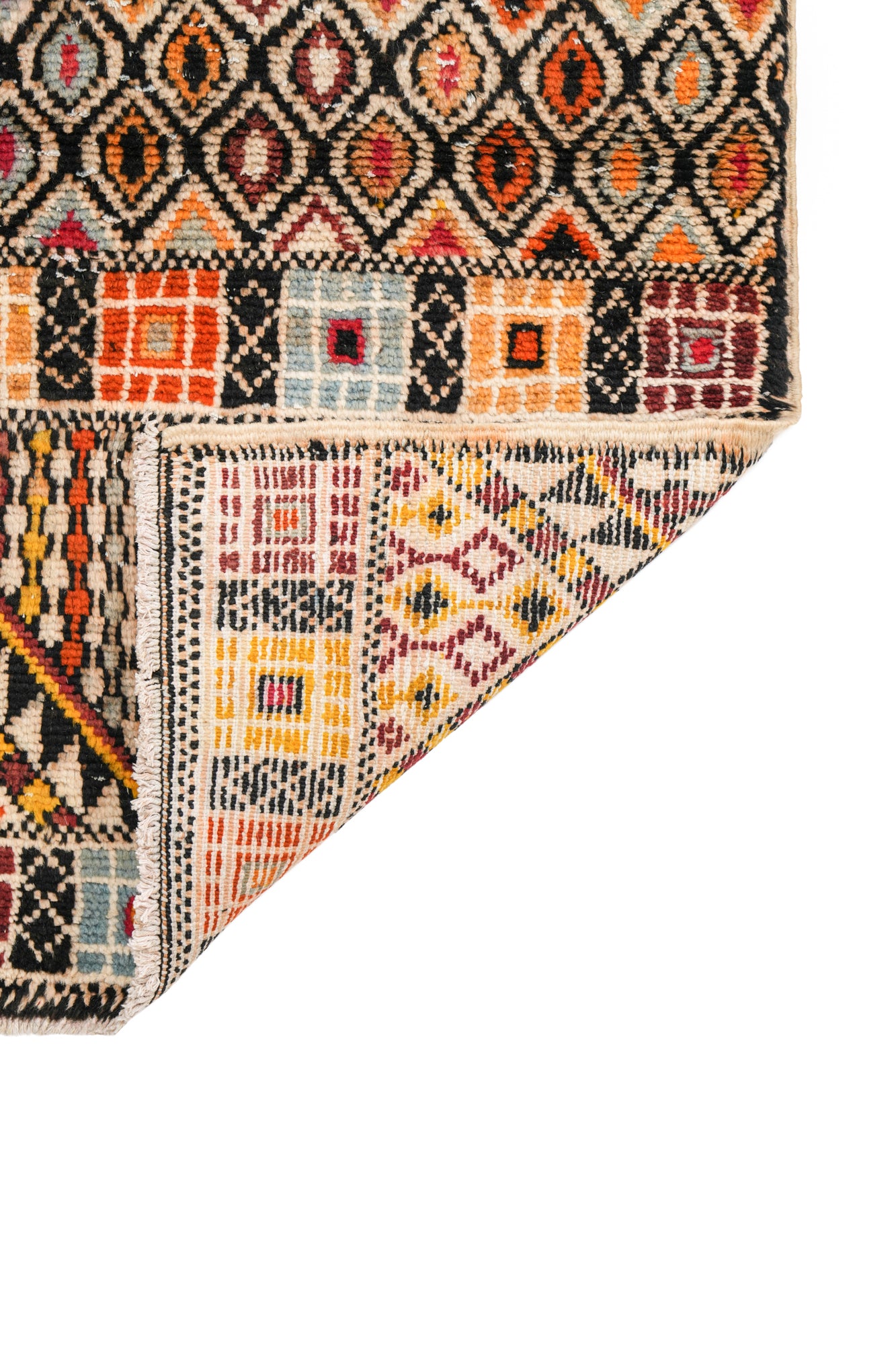 Vintage Moroccan Rug 4'6" x 2'9"