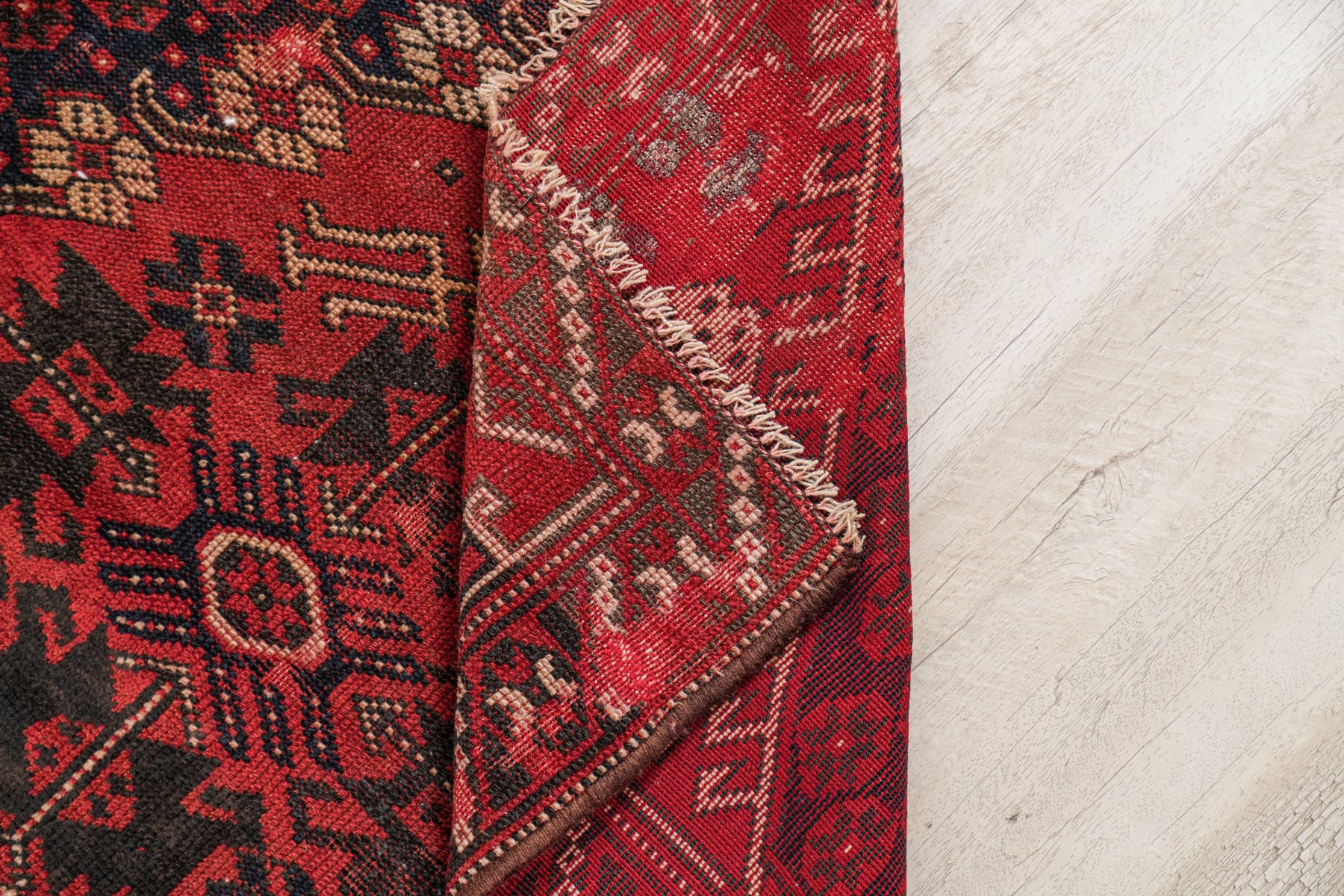 Antique Turkish Bergama Rug 3'3" x 2'9"