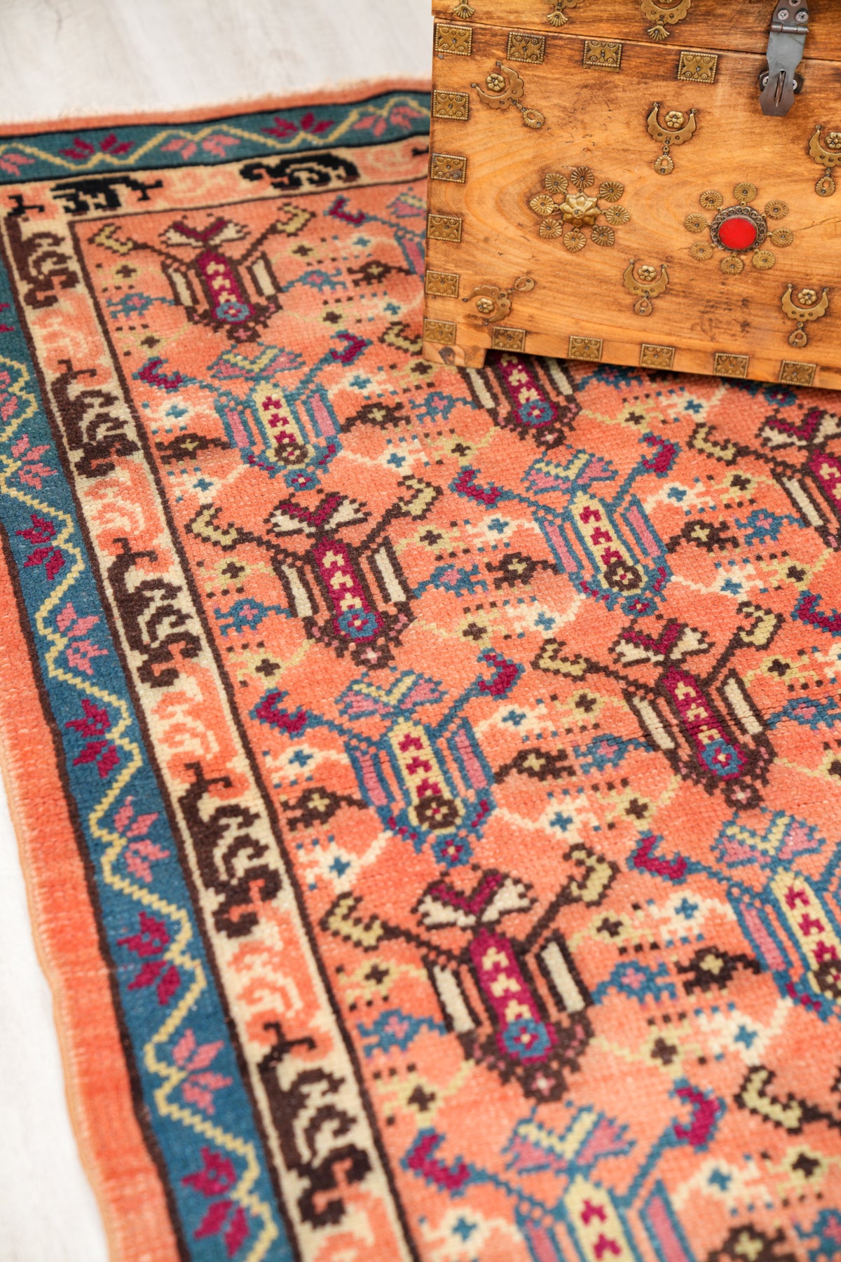 Vintage Tunisian Rug 5' x 2'8"