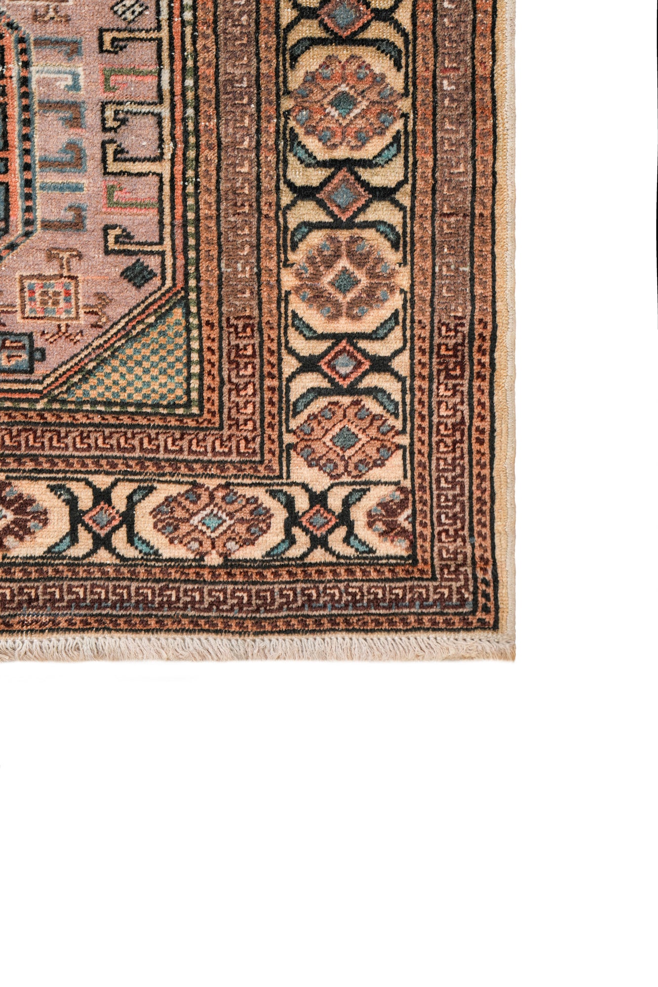 Vintage Turkish Shirvan Rug 5'10" x 3'2"