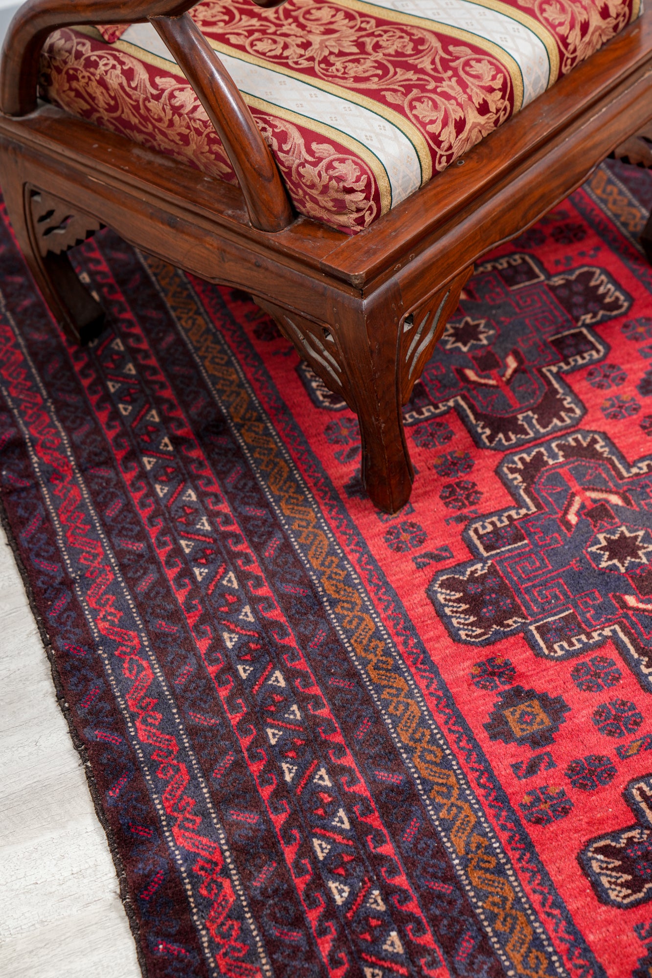 VINTAGE BALOCH RUG 6'7" 3'9"