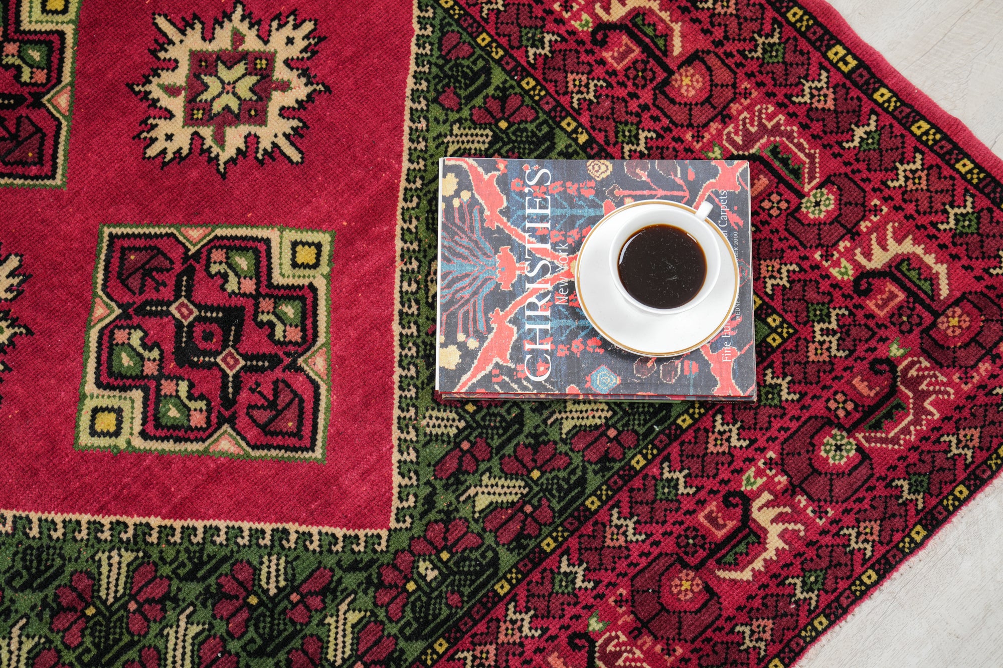 Vintage Rbati Moroccan Rug 5'9" x 4'