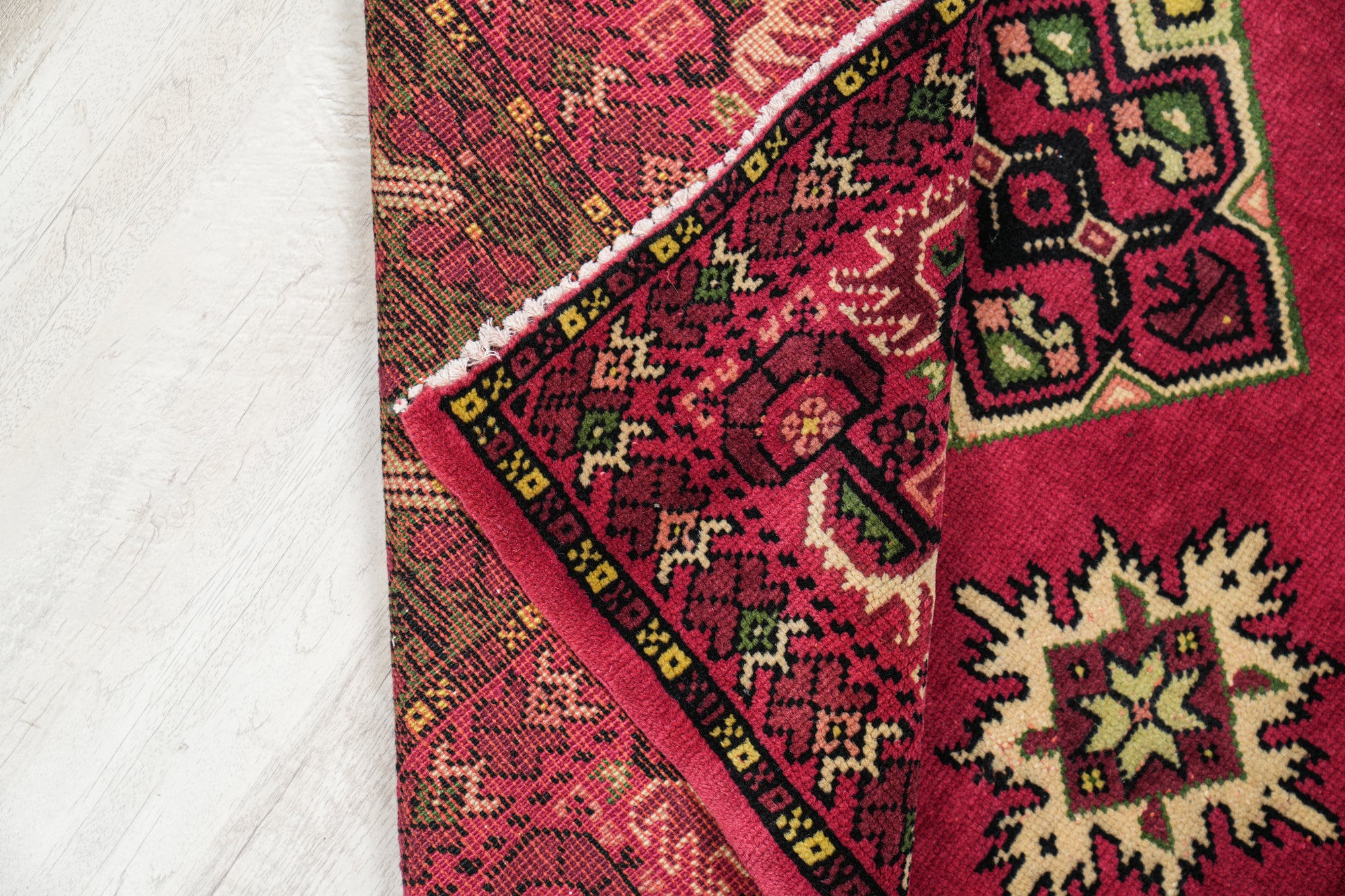 Vintage Rbati Moroccan Rug 5'9" x 4'