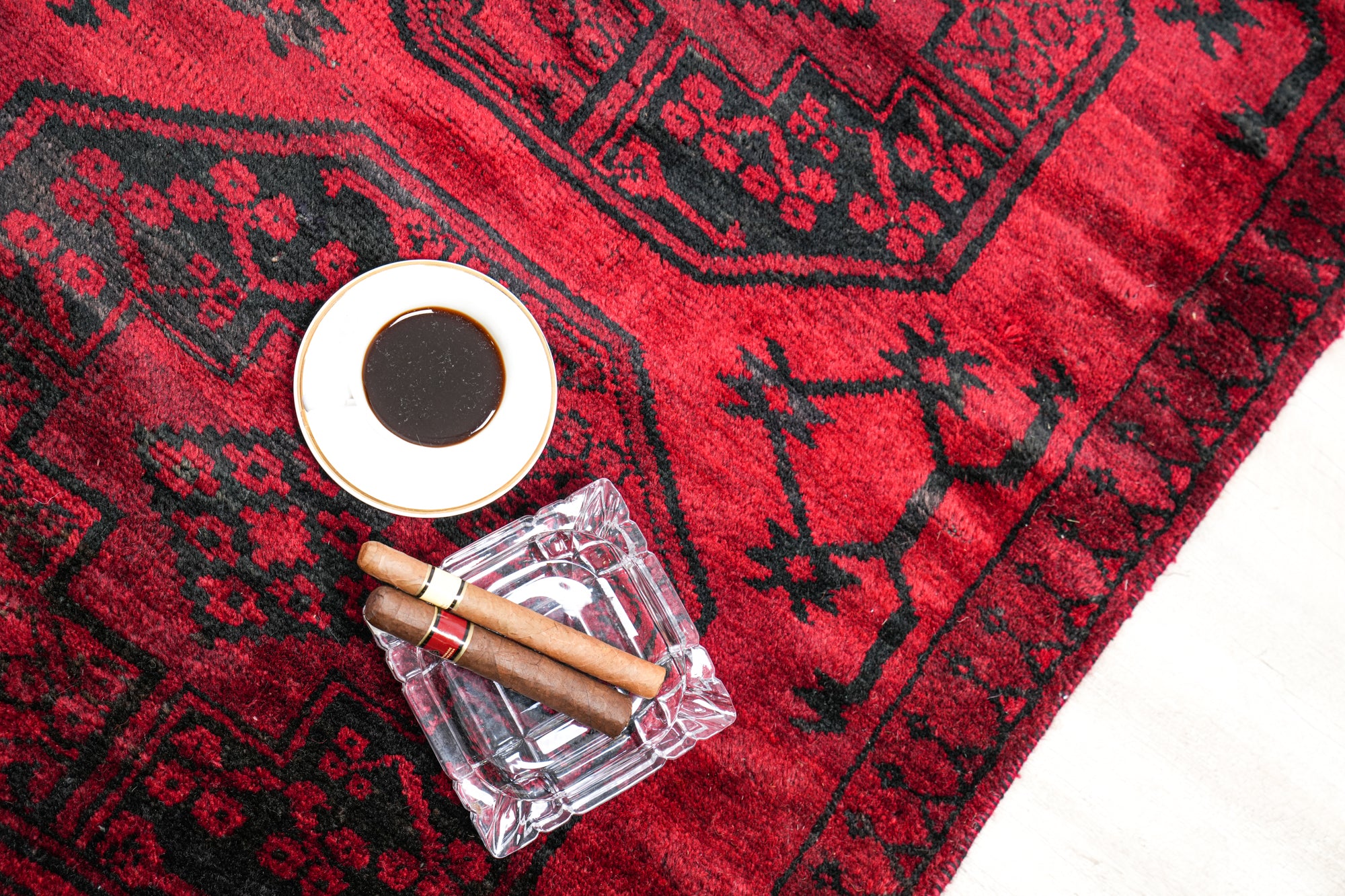 Vintage Turkoman Ersari Rug 7'9" x 5'