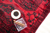 Vintage Turkoman Ersari Rug 7'9" x 5'