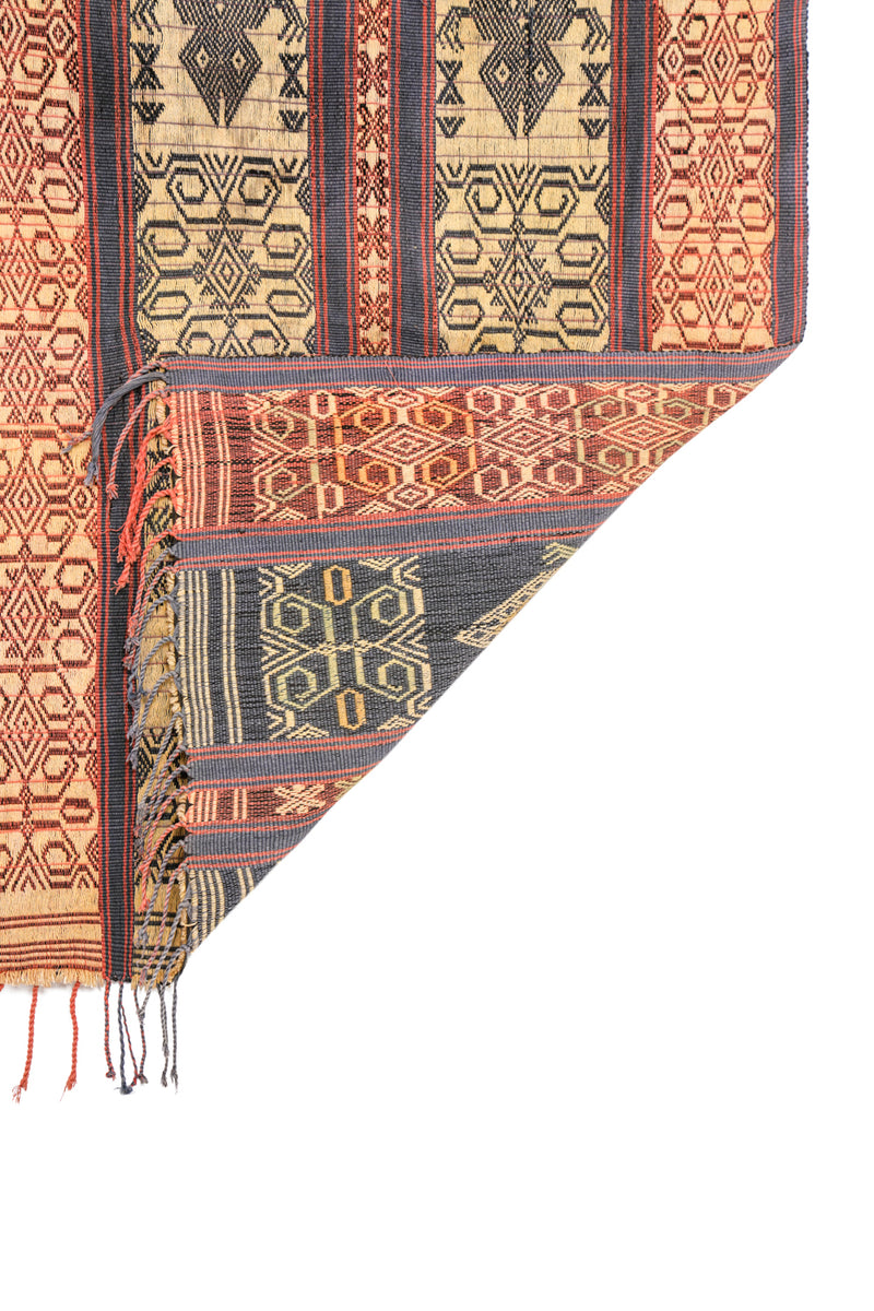 Vintage Indonesian Sumba Ikat textile 5'1" x 1'10"