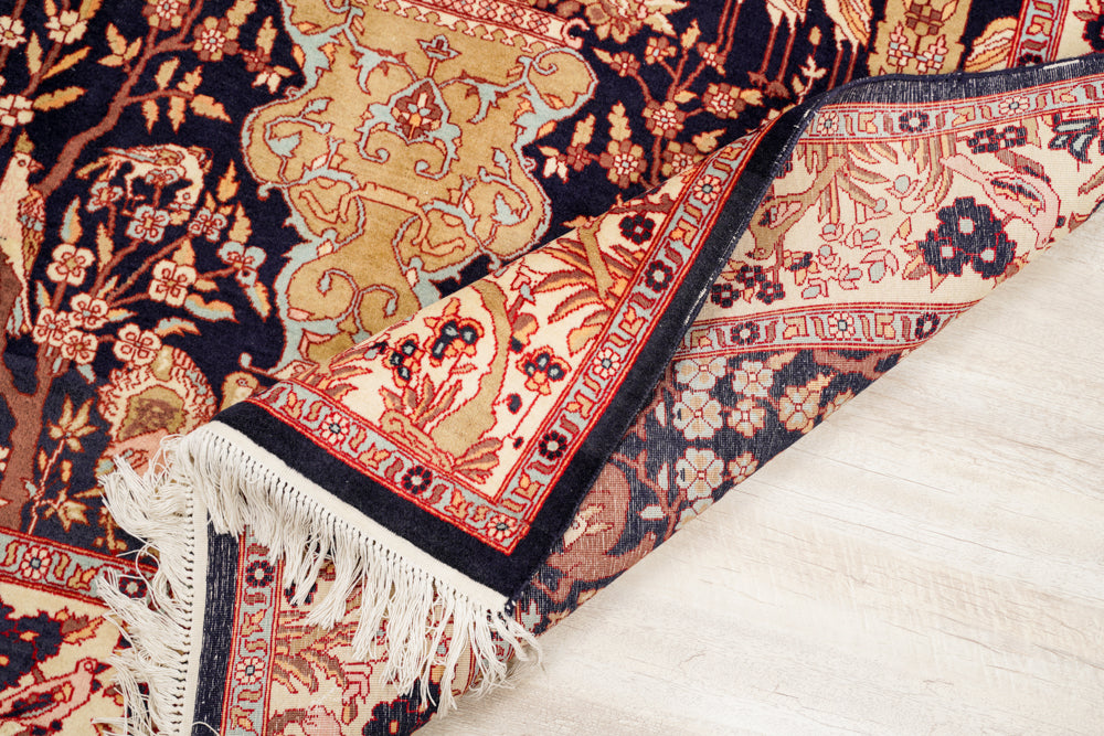 Vintage Lahore Tree Of Life Rug 7' x 4'6"
