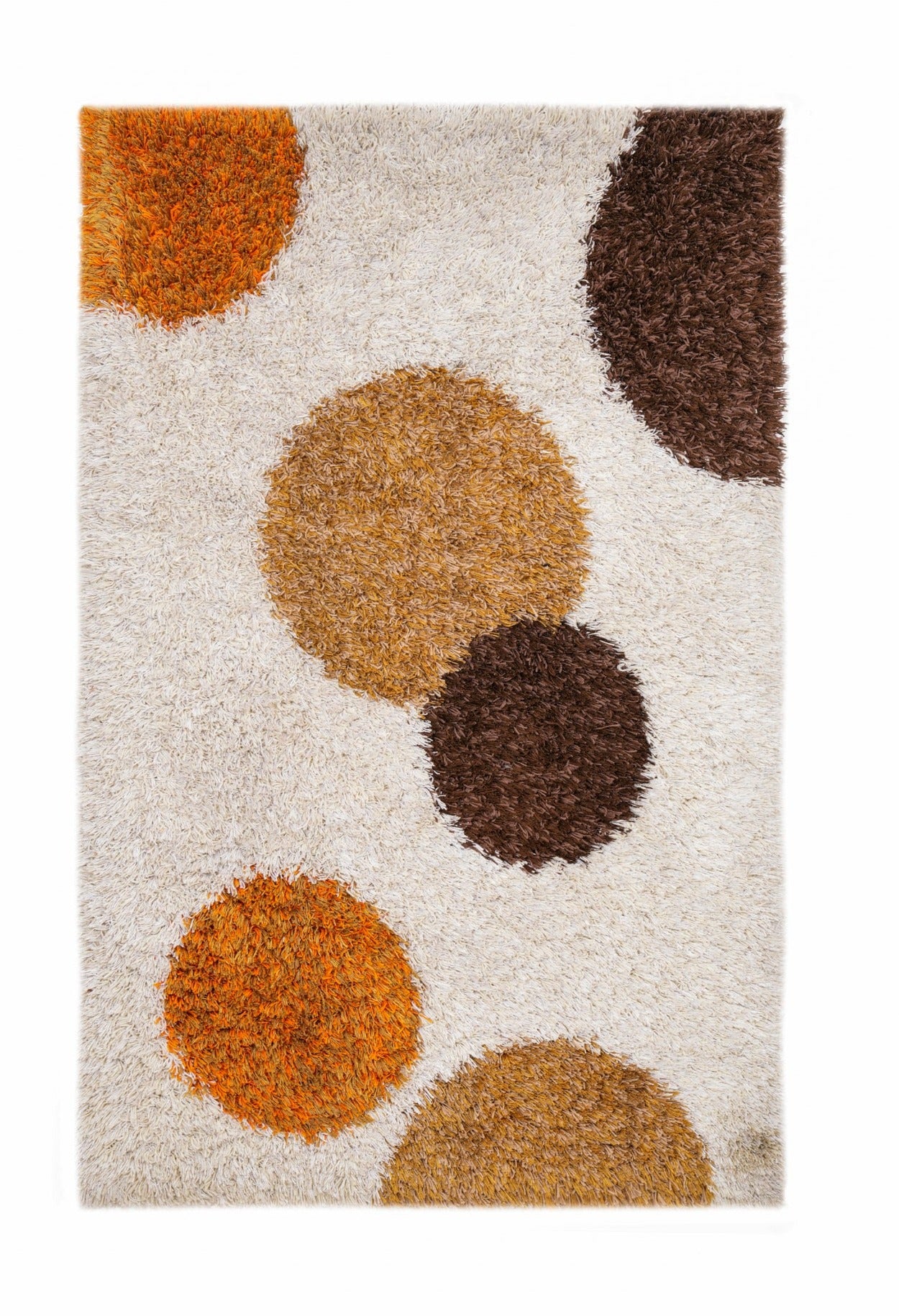 Vintage Scandinavian Shaggy Rya Rug 5'10" x 4'