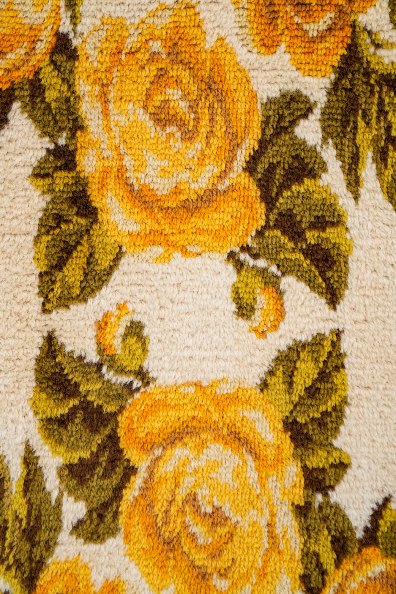 Vintage Scandinavian Rya Rug 4'7" x 2'4"