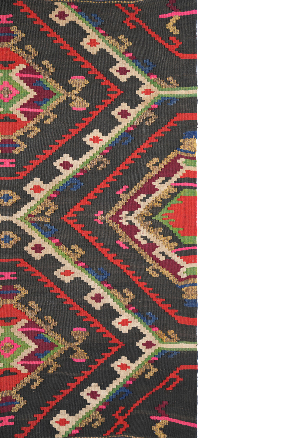 Vintage Macedonian Futa Textile 1'10" x 2'