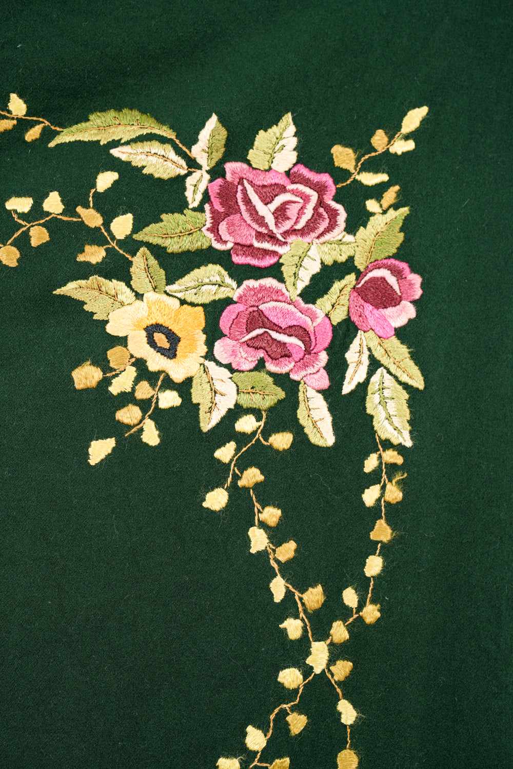 Vintage Polish Embroidery Textile 5'5" x 5'8"