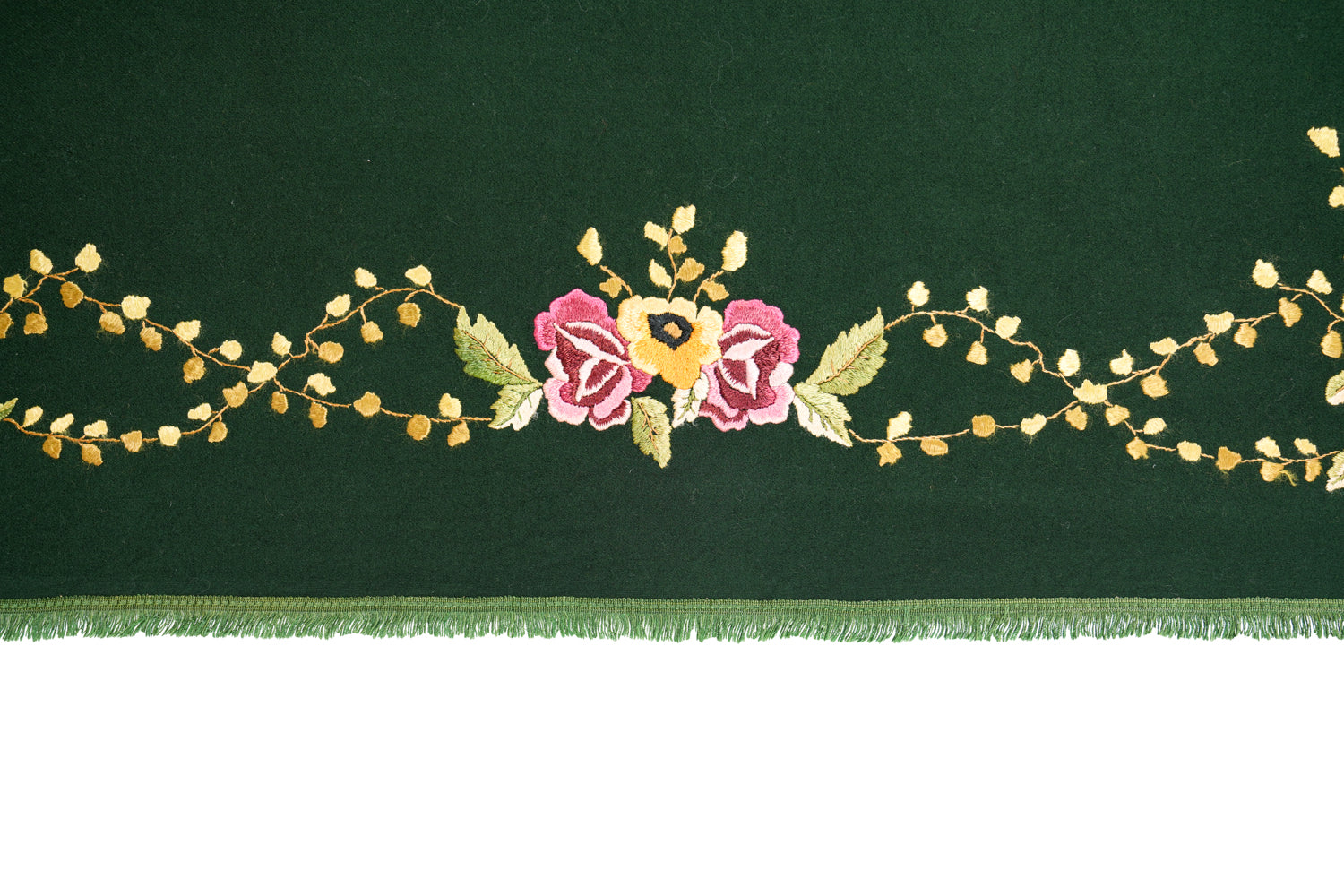 Vintage Polish Embroidery Textile 5'5" x 5'8"