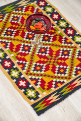 Vintage Nordic Tapestry kilim 2'3" x 1'7"