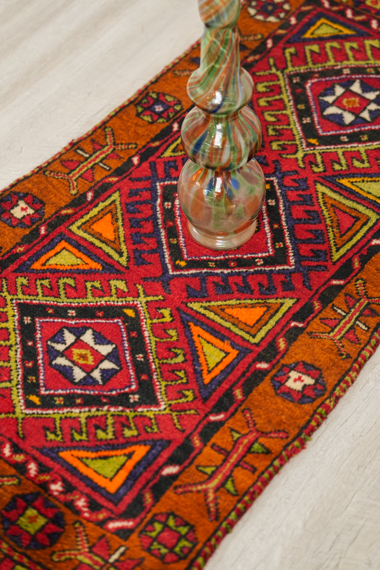 Vintage Turkish Taspinar Rug 4'2" x 2'
