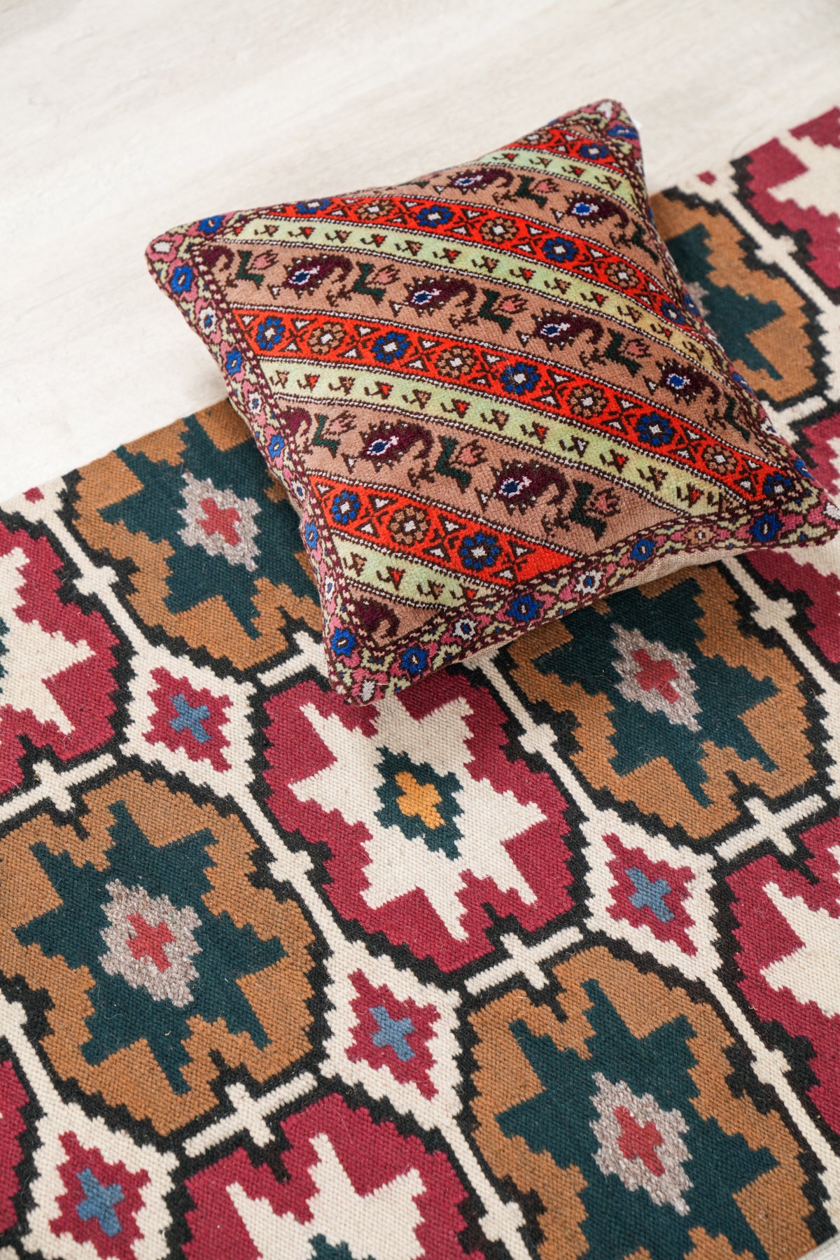 Vintage Scandinavian Textile 3'7" x 2'1"