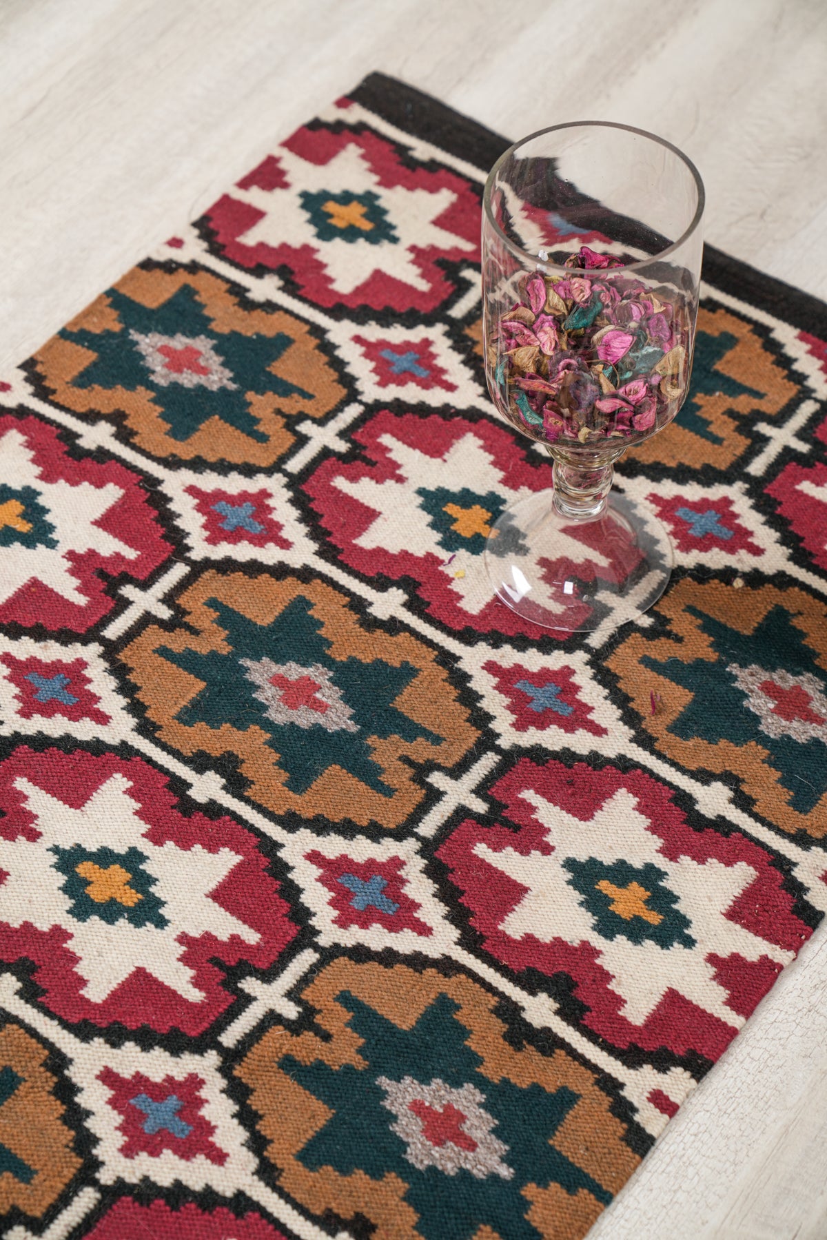 Vintage Scandinavian Textile 3'7" x 2'1"