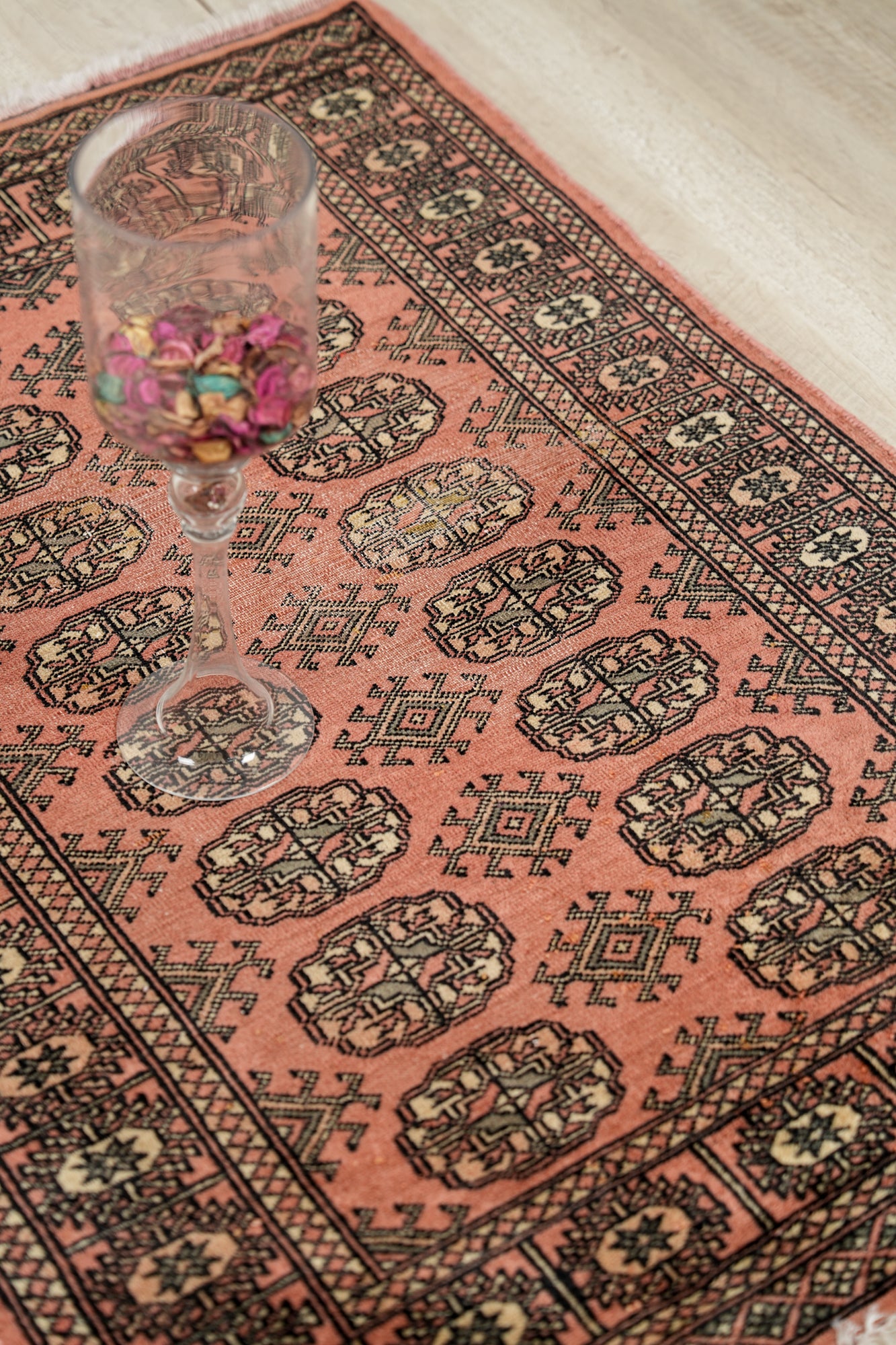 Vintage Bokhara Rug 3'9" x 2'9"