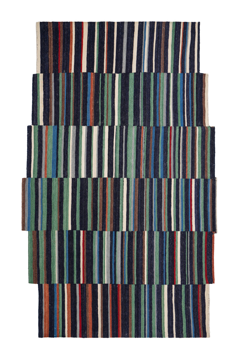 Contemporary kilim Rug 10'1" x 6'2" (lattice)