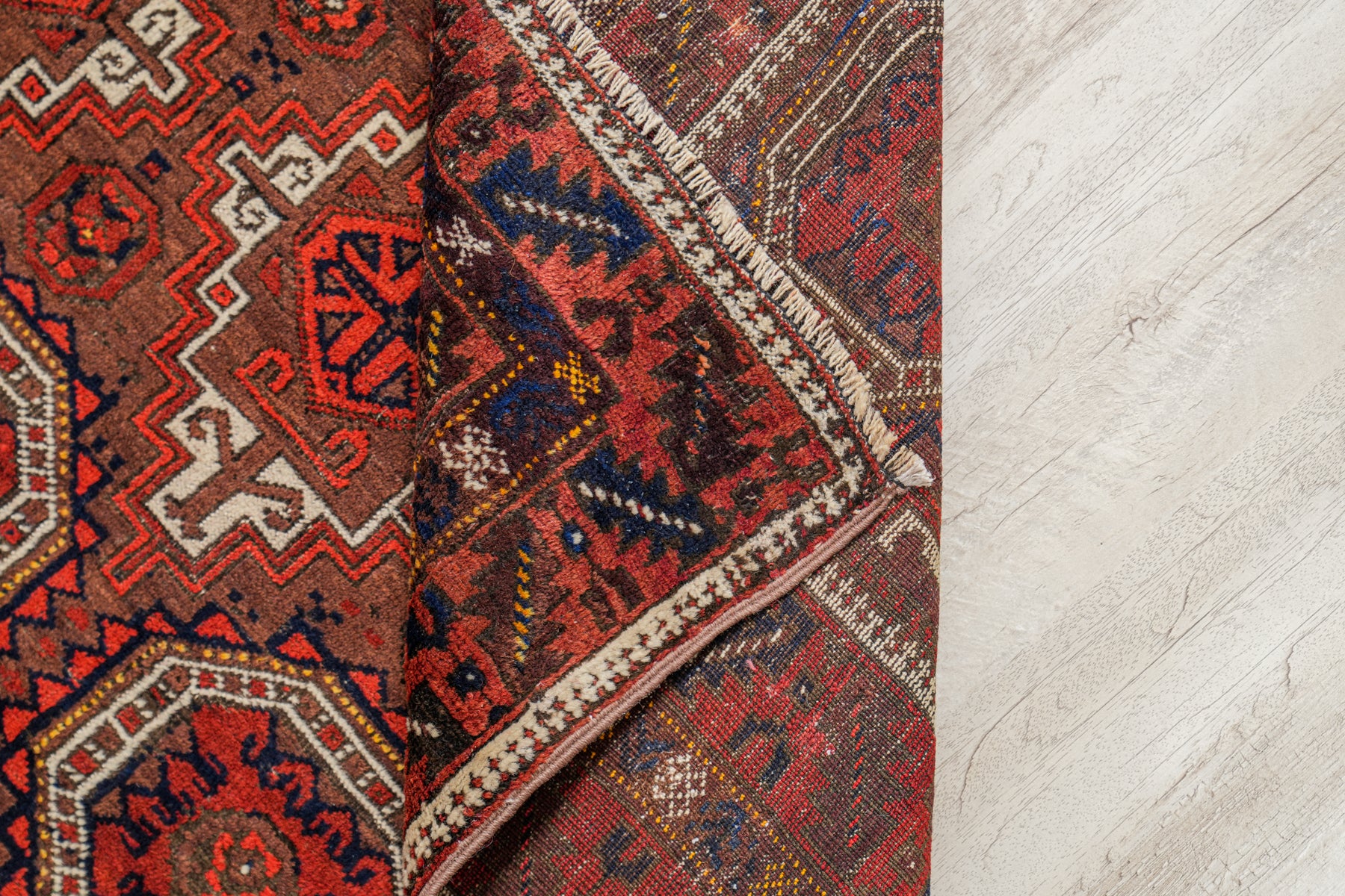 Antique Baloch Rug 6'7" x 3'9"