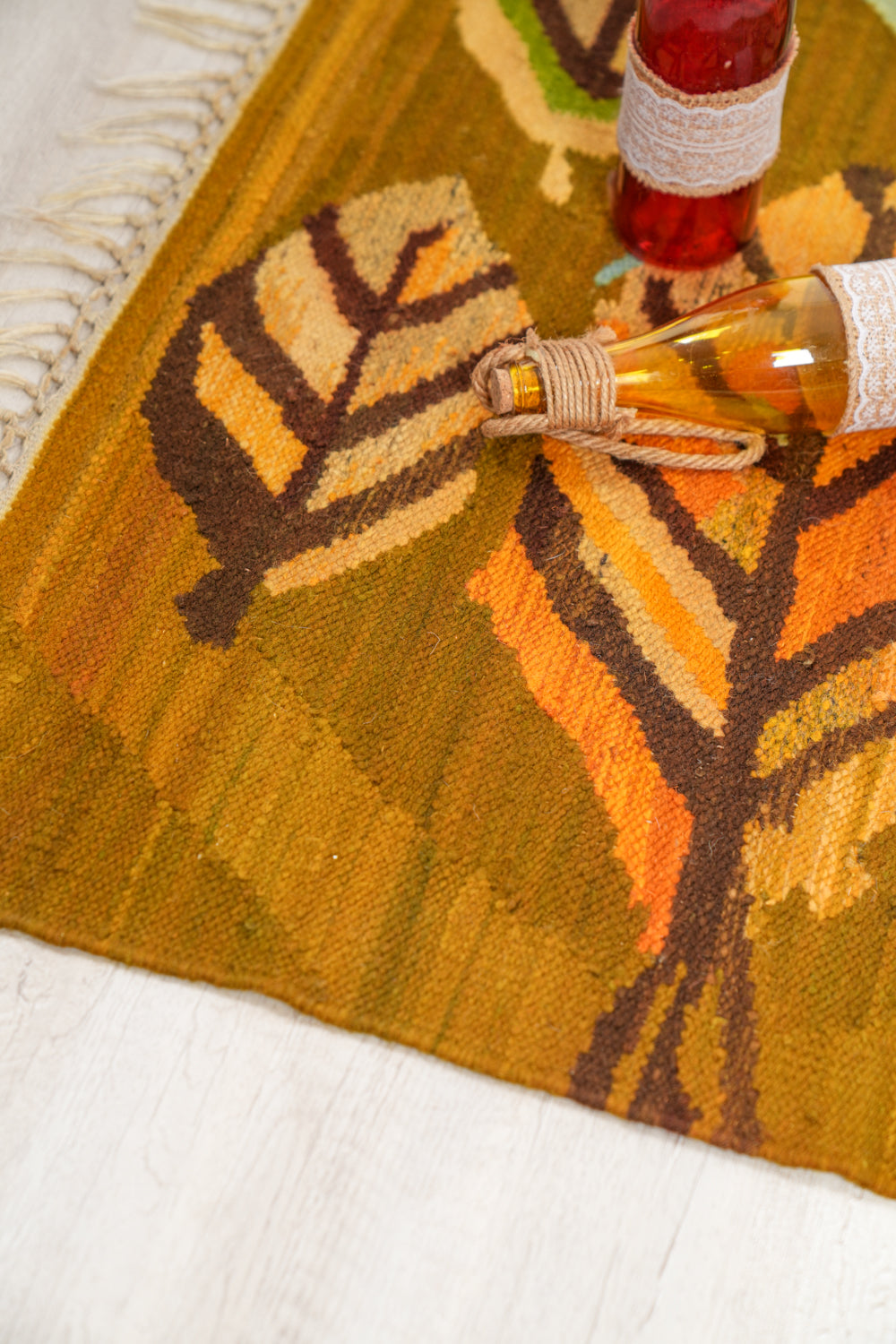 Vintage Scandinavian Tapestry  3'2" x 2'3"