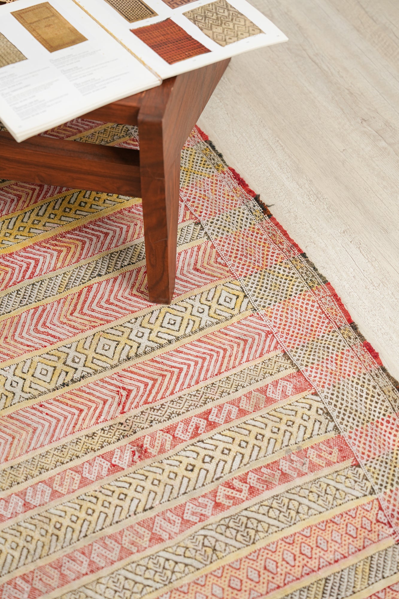 Vintage Moroccan Berber Kilim 6'8" X 3'7"