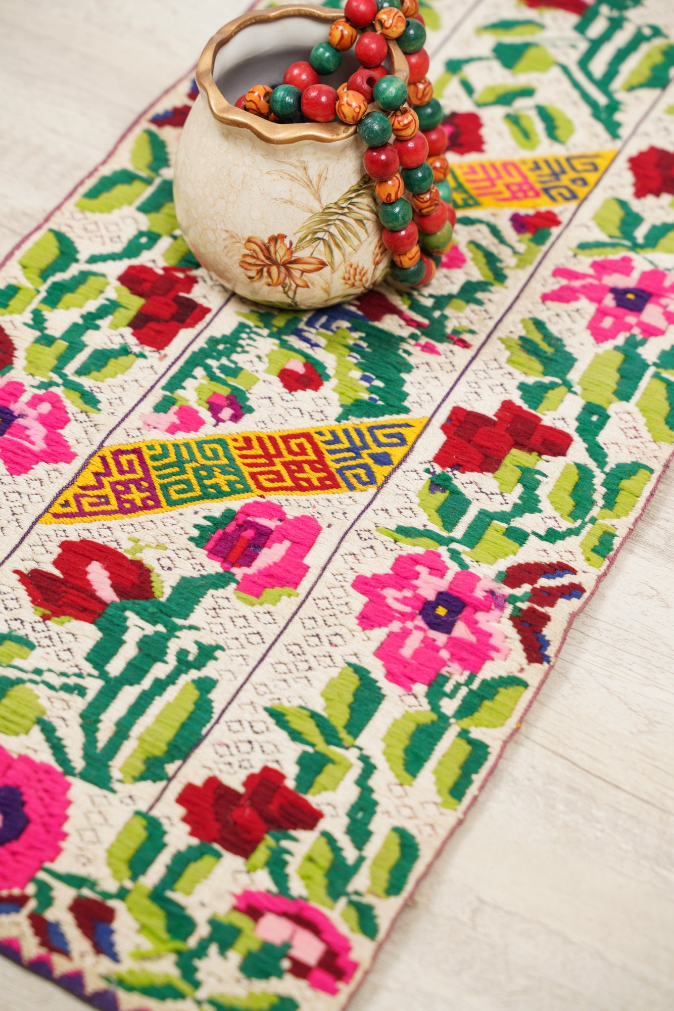 Vintage Patzun Guatemalan Textile 2'10" x 1'