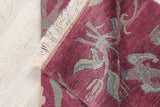 Vintage Tibetan floral rug 3'2" x 2'1"