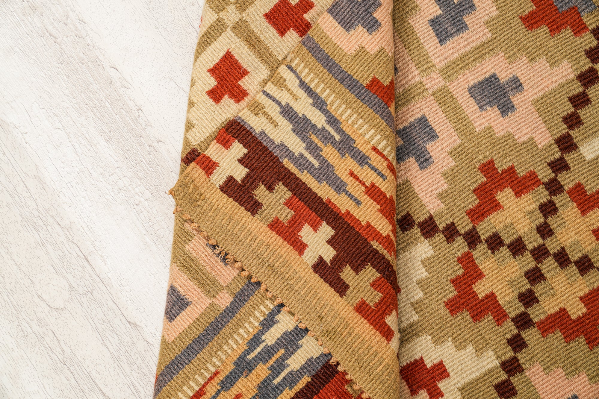 Antique Norwegian Tapestry 5'4" x 1'10"