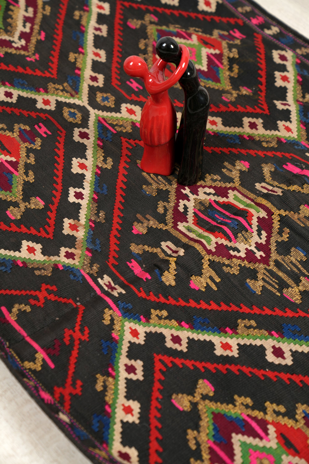 Vintage Macedonian Futa Textile 1'10" x 2'