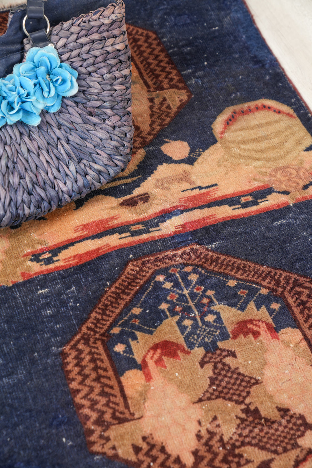 Antique Beijing Rug 4' x 2'8"
