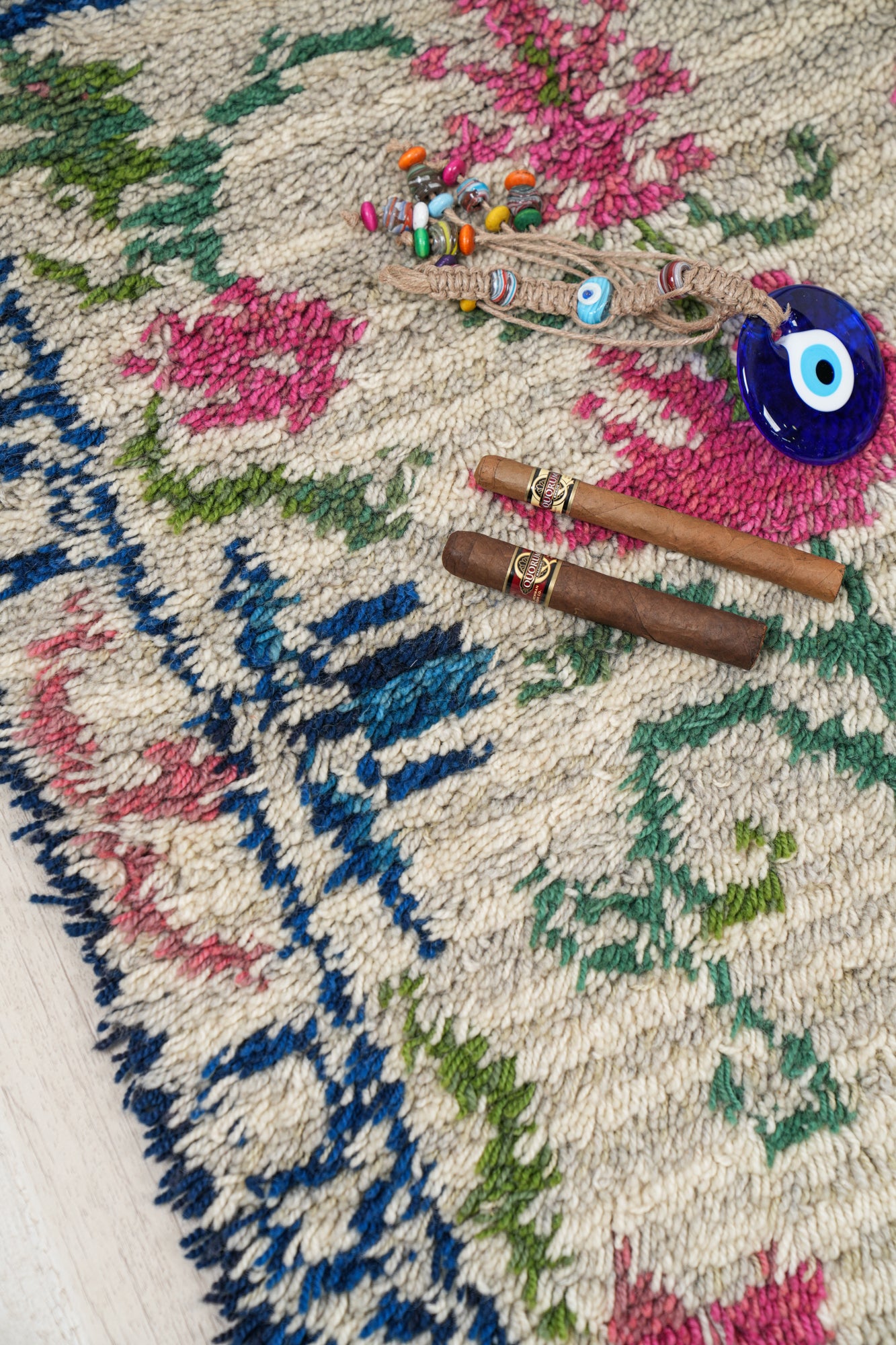 Vintage Scandinavian Rya Rug 3'7" x 2'6"