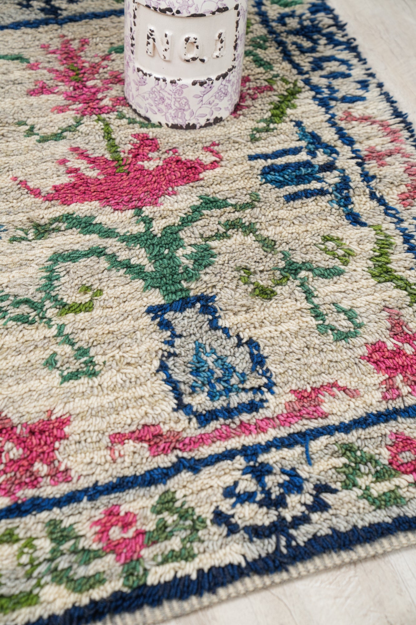 Vintage Scandinavian Rya Rug 3'7" x 2'6"