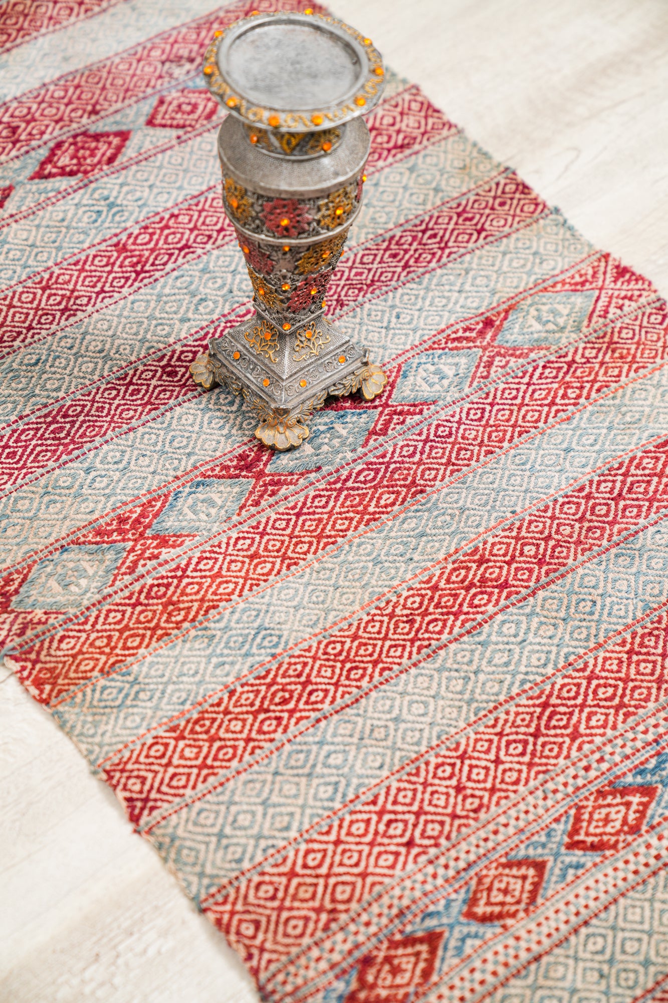 Antique Bhutan Kera Traditional Textile 7'5" x 1'7"