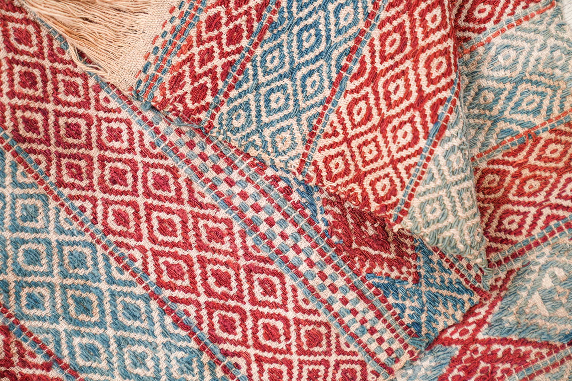 Antique Bhutan Kera Traditional Textile 7'5" x 1'7"