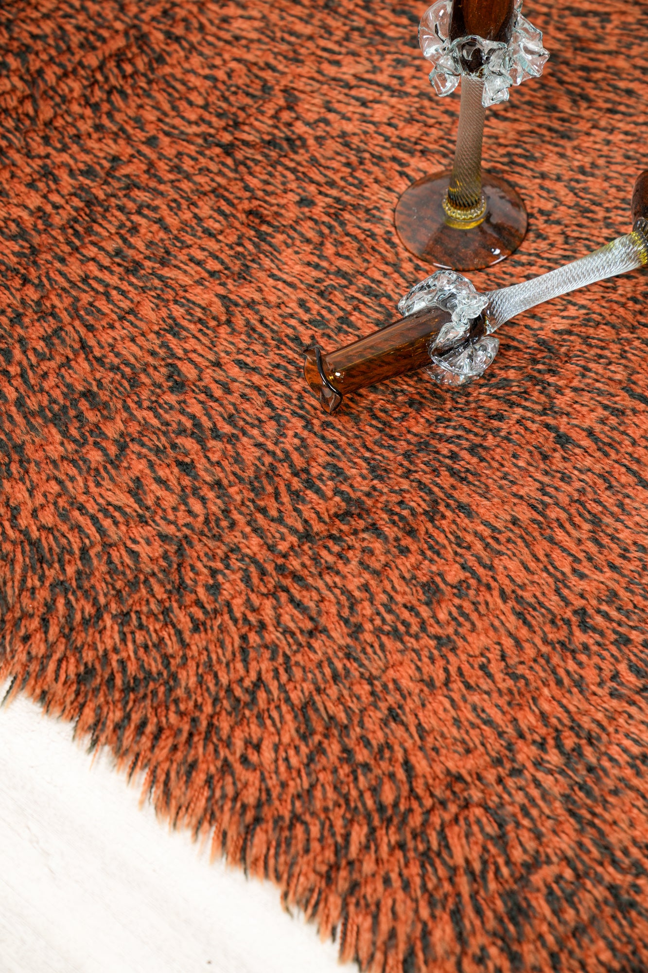 Vintage Scandinavian Rya Rug 4'9" x 2'10"