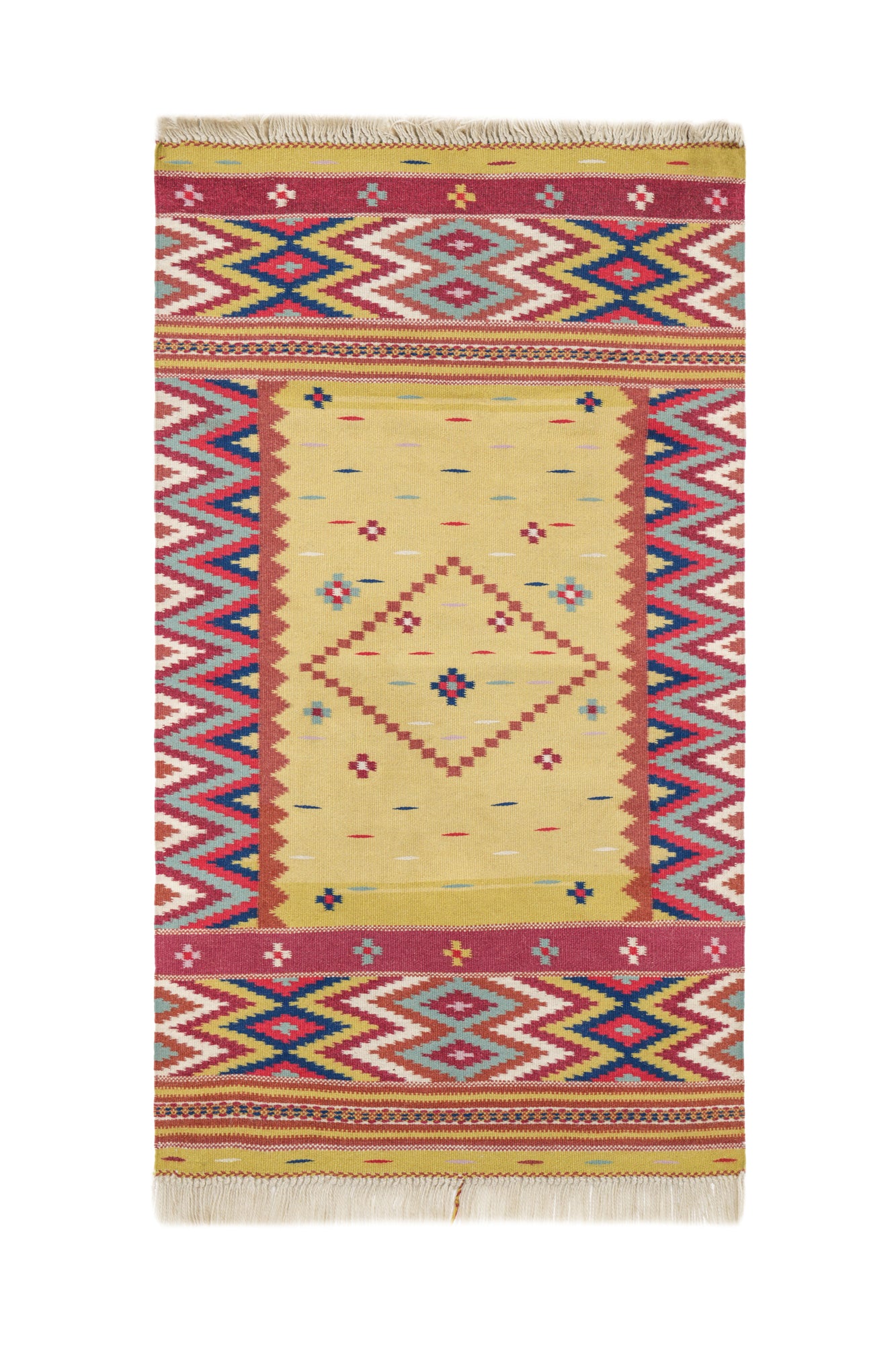 Vintage Turkish tribal Kilim 4'6" x 2'8"