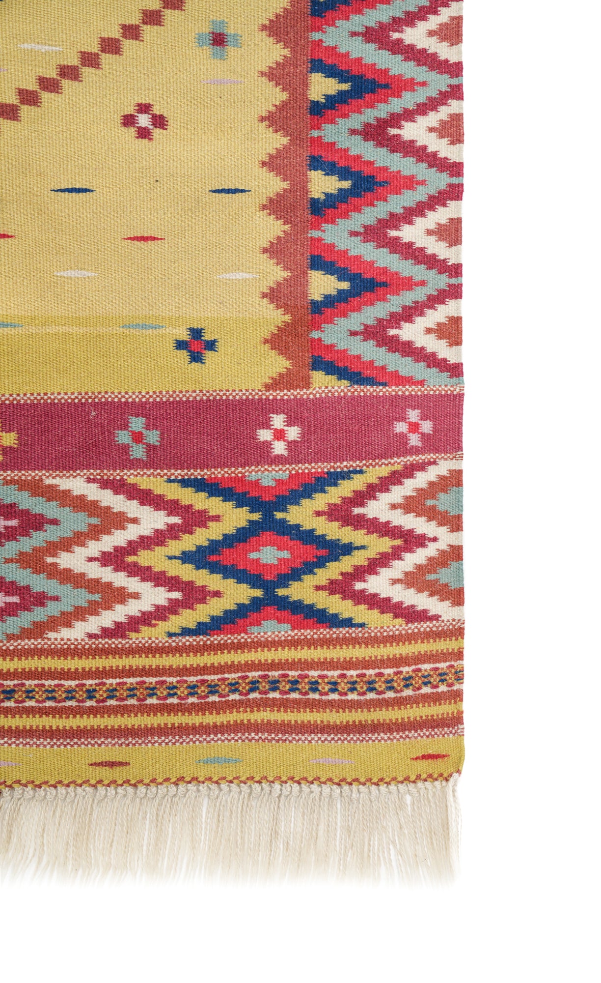 Vintage Turkish tribal Kilim 4'6" x 2'8"