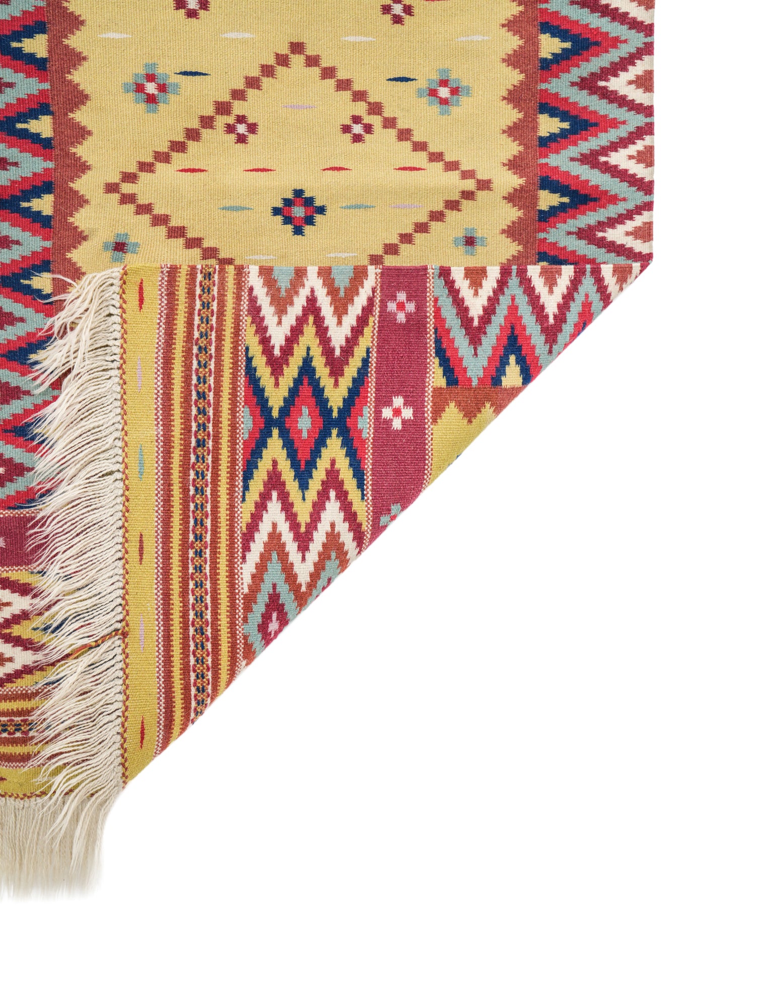Vintage Turkish tribal Kilim 4'6" x 2'8"