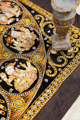 Vintage Kalaga elephant Tapestry 3'8" x 3'6"
