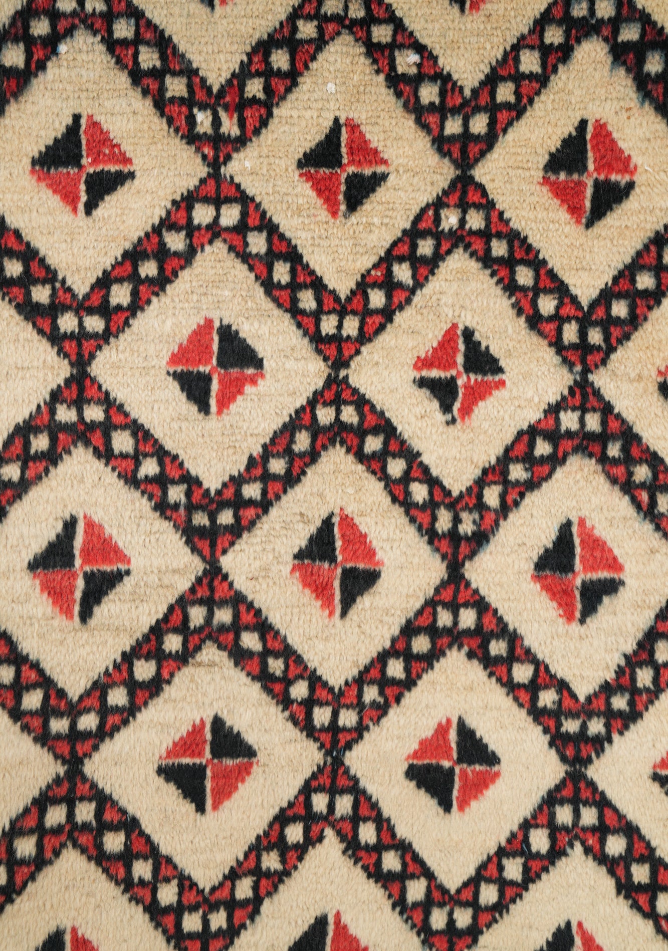 Vintage Tunisian Contemporary Rug 4'5" x 2'9"
