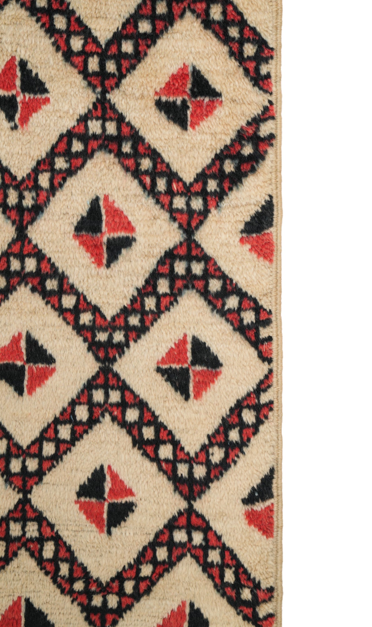 Vintage Tunisian Contemporary Rug 4'5" x 2'9"