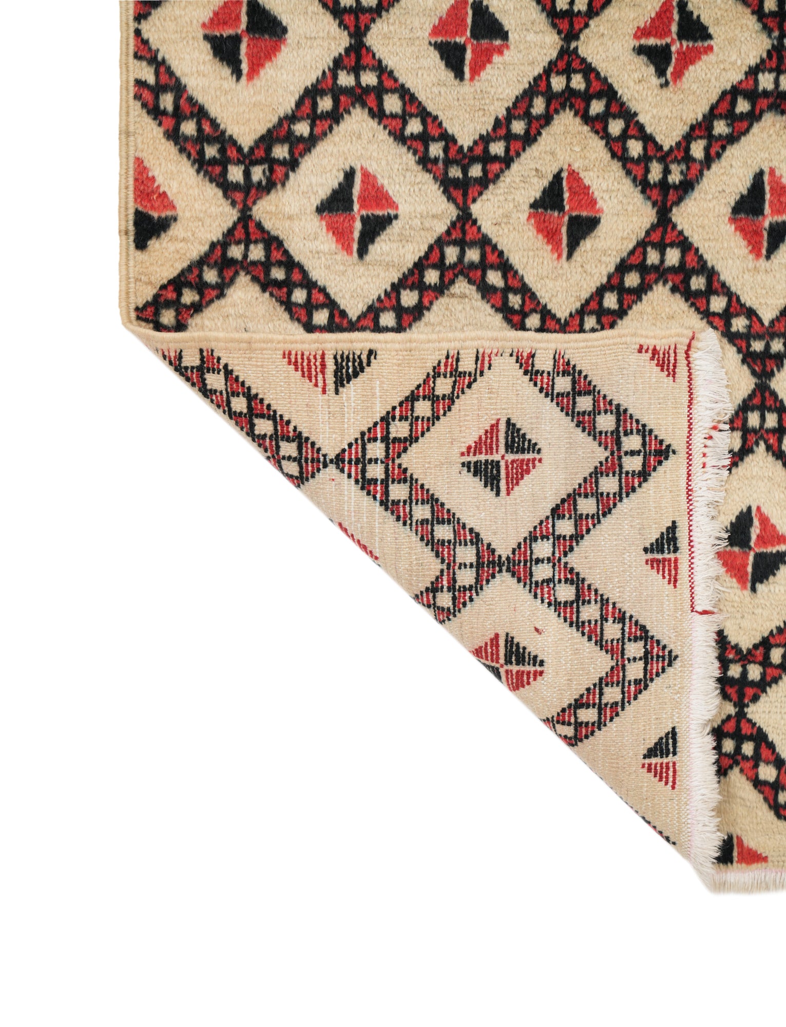 Vintage Tunisian Contemporary Rug 4'5" x 2'9"